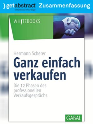 cover image of Ganz einfach verkaufen (Zusammenfassung)